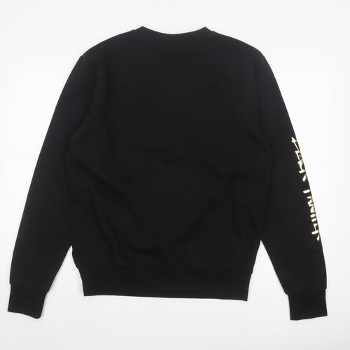 Marvel Men’s Black M Gold Darth Vader Graphic Print Crew Neck Sweatshirt