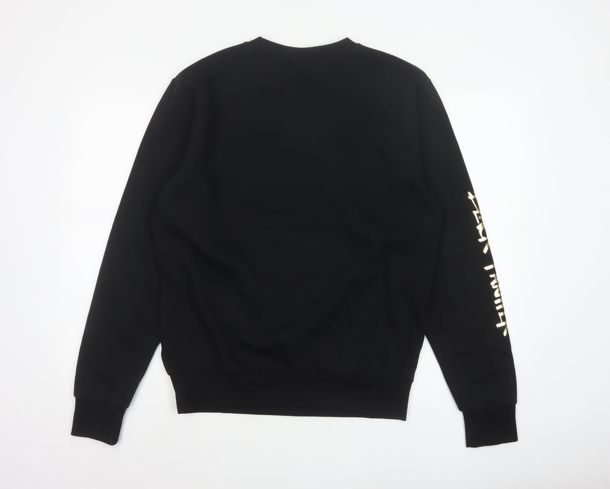 Marvel Men’s Black M Gold Darth Vader Graphic Print Crew Neck Sweatshirt