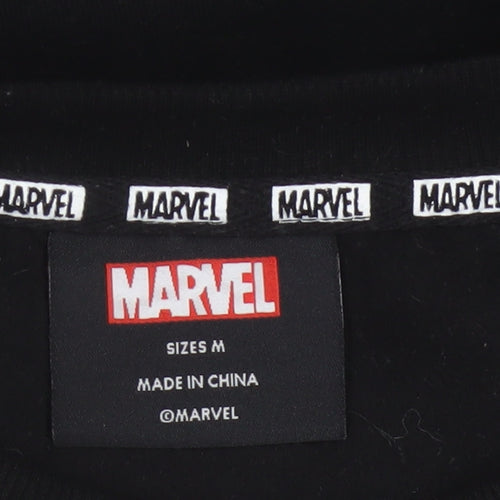 Marvel Men’s Black M Gold Darth Vader Graphic Print Crew Neck Sweatshirt