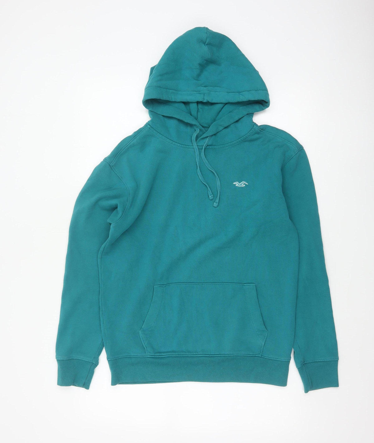 Hollister Men’s Blue XS Pullover Hoodie Logo Pocket
