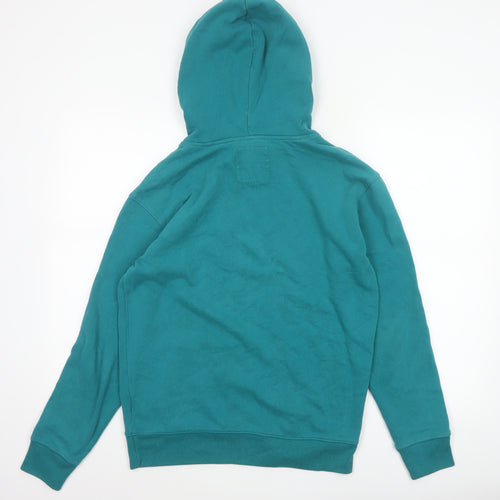 Hollister Men’s Blue XS Pullover Hoodie Logo Pocket
