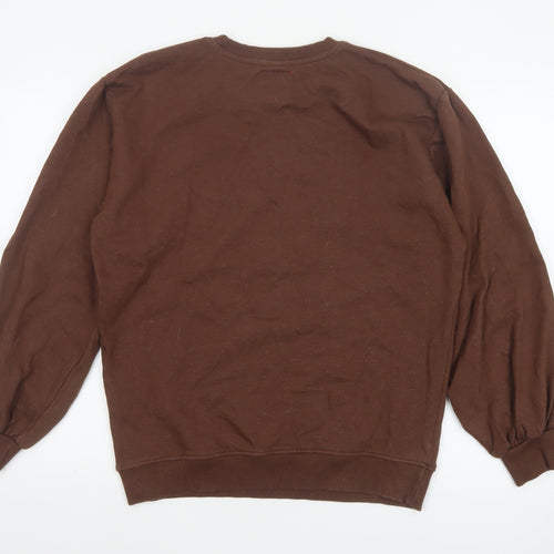 Threadbare Women’s Brown Size 10 Christmas Lapland Graphic Sweatshirt