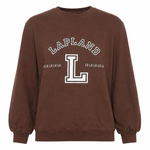 Threadbare Women’s Brown Size 10 Christmas Lapland Graphic Sweatshirt