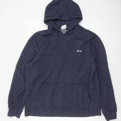 Slazenger Men's Blue XL Pullover Hoodie Logo Fleece Pockets