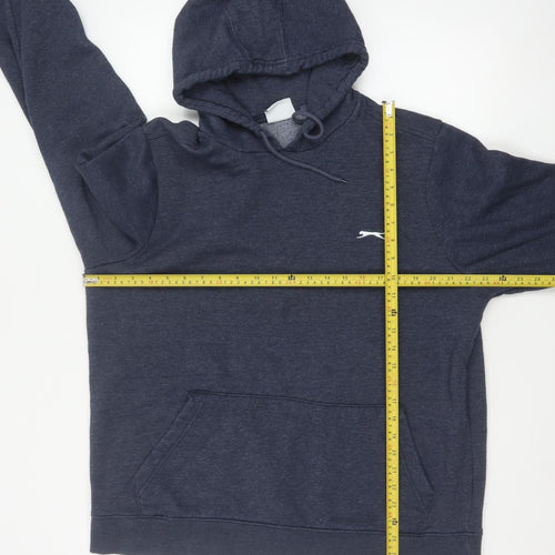 Slazenger Men's Blue XL Pullover Hoodie Logo Fleece Pockets