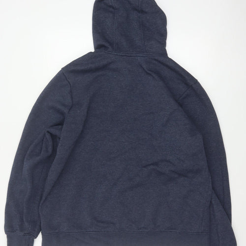 Slazenger Men's Blue XL Pullover Hoodie Logo Fleece Pockets