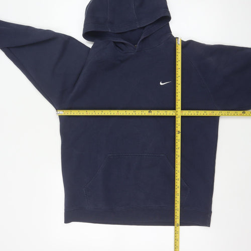 Nike Boys Navy Blue 12-13 Years Pullover Hoodie Logo Pocket