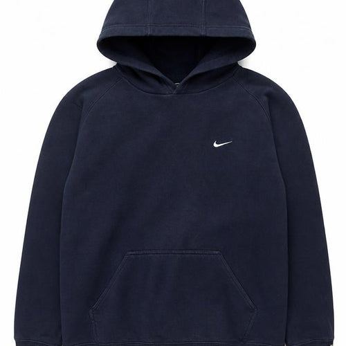 Nike Boys Navy Blue 12-13 Years Pullover Hoodie Logo Pocket