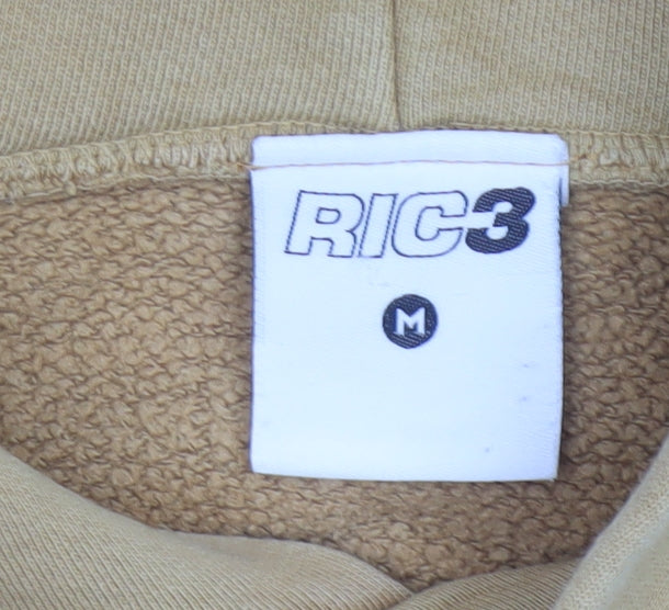 Additional view of RIC3 Men’s Brown M Pullover Hoodie Rose Graphic Print Logo
