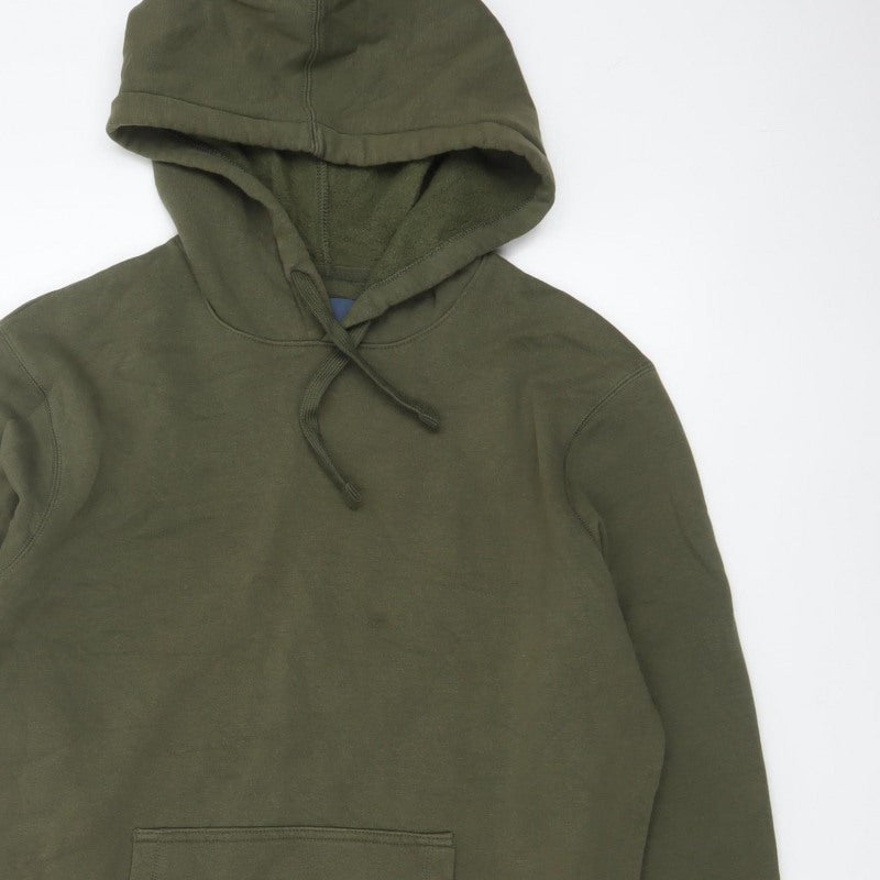 Easy Men’s Green Large Pullover Hoodie Fleece Kangaroo Pocket