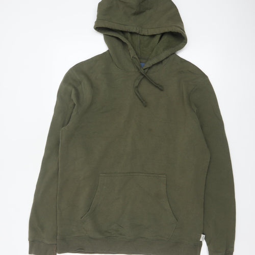 Easy Men’s Green Large Pullover Hoodie Fleece Kangaroo Pocket