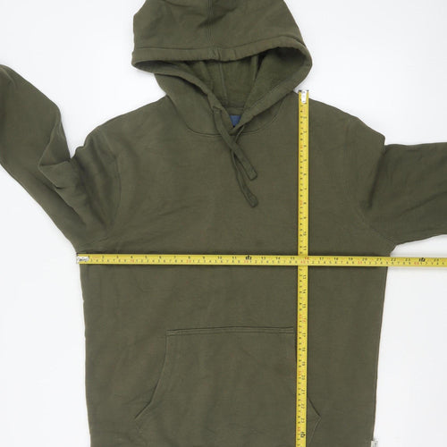 Easy Men’s Green Large Pullover Hoodie Fleece Kangaroo Pocket