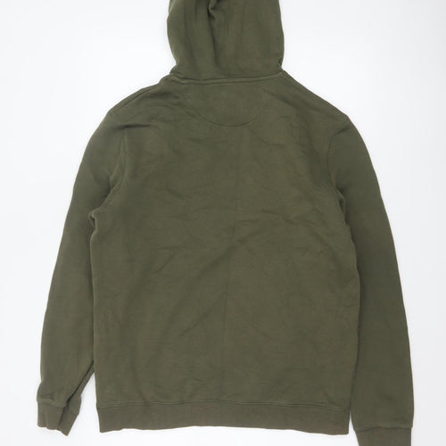 Easy Men’s Green Large Pullover Hoodie Fleece Kangaroo Pocket