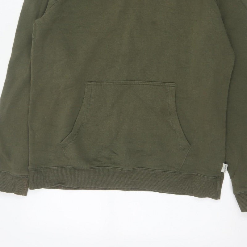 Easy Men’s Green Large Pullover Hoodie Fleece Kangaroo Pocket