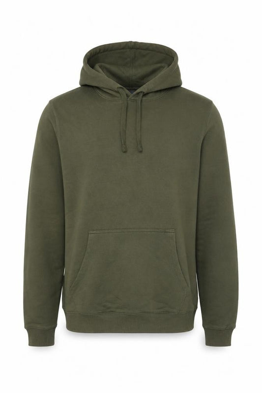Easy Men’s Green Large Pullover Hoodie Fleece Kangaroo Pocket