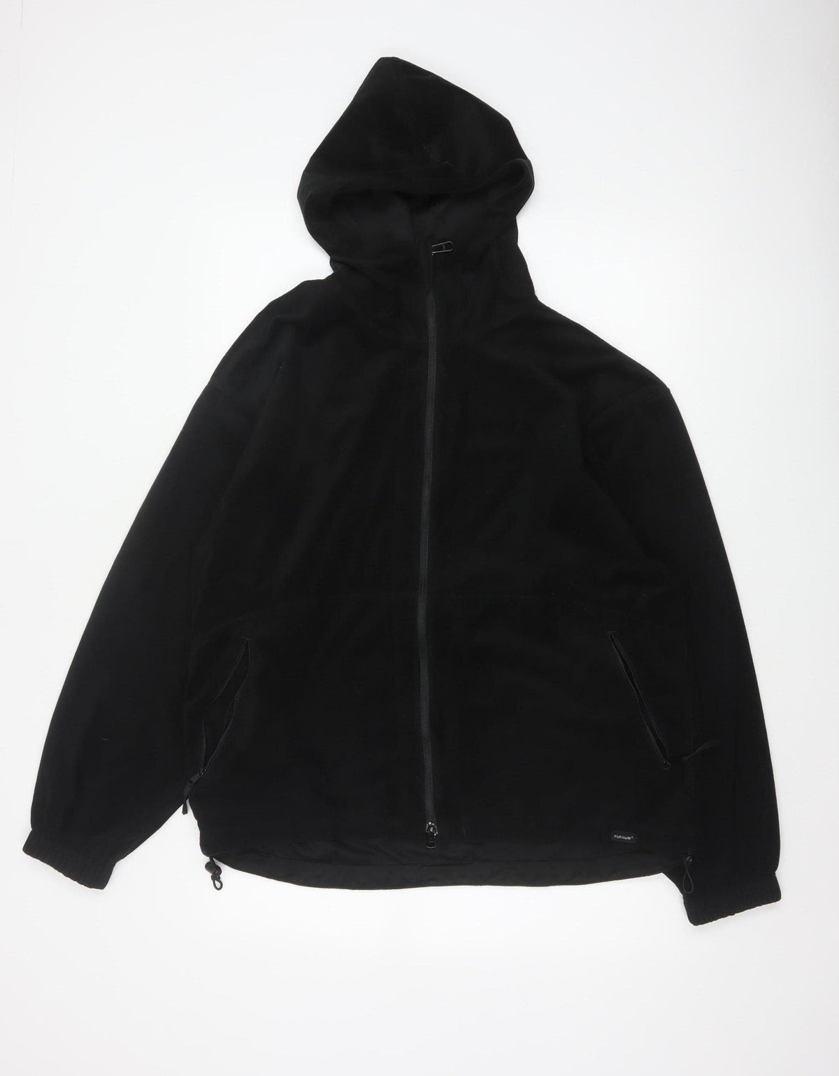 Paramo Men’s Black L Full Zip Reversible Hooded Fleece Hoodie