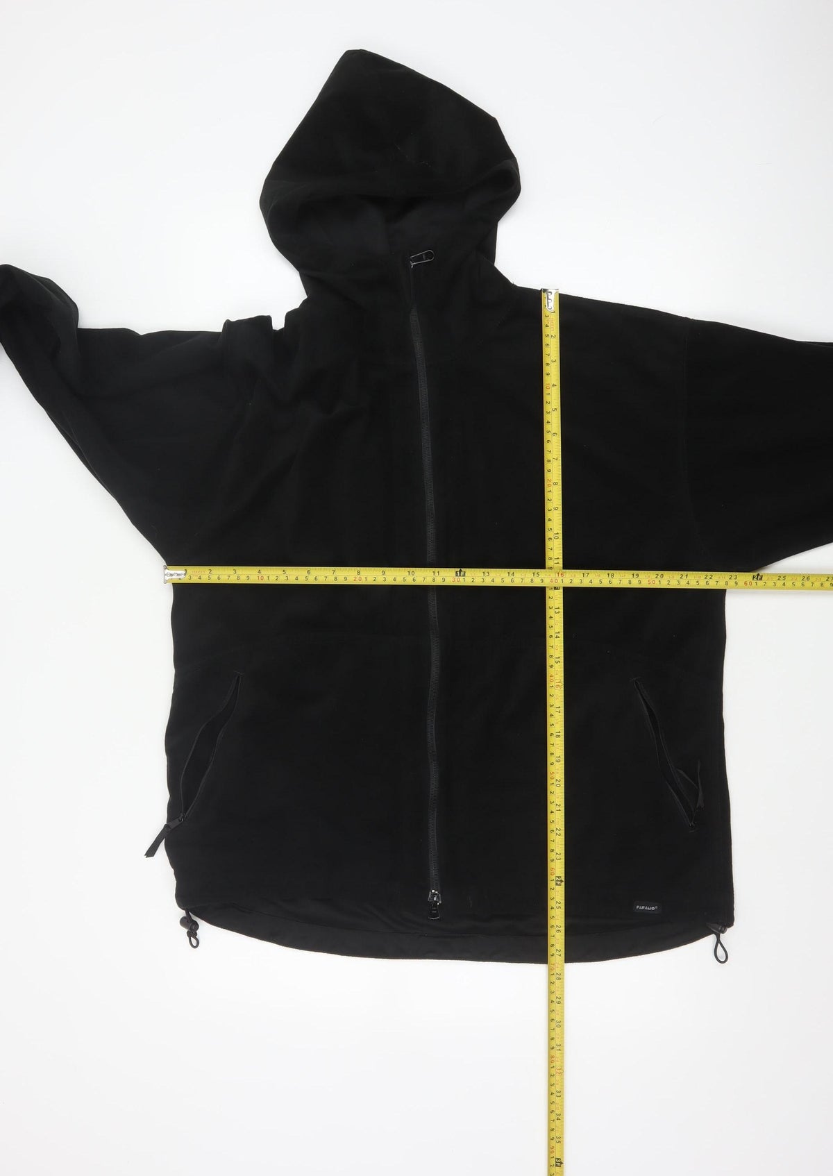 Paramo Men’s Black L Full Zip Reversible Hooded Fleece Hoodie