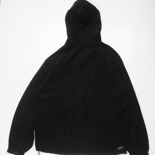 Paramo Men’s Black L Full Zip Reversible Hooded Fleece Hoodie