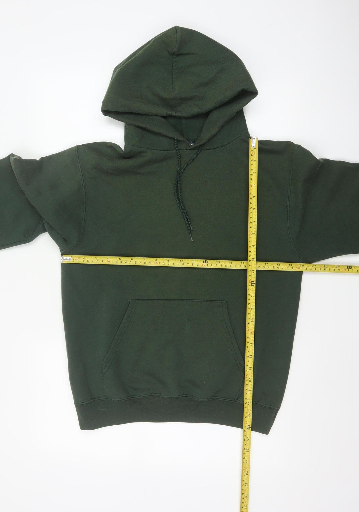 Champion Men’s Green S Pullover Hoodie Drawstring Pocket Logo