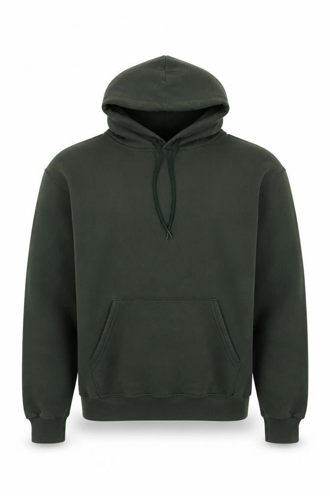 Champion Men’s Green S Pullover Hoodie Drawstring Pocket Logo