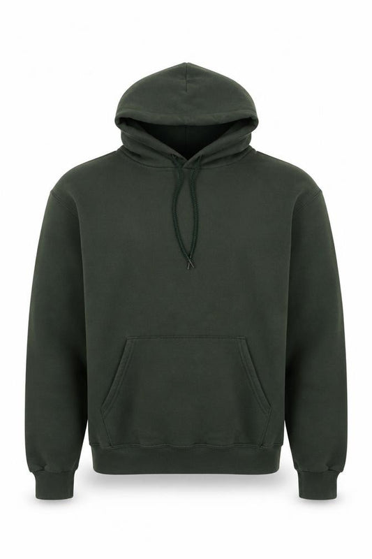 Champion Men’s Green S Pullover Hoodie Drawstring Pocket Logo