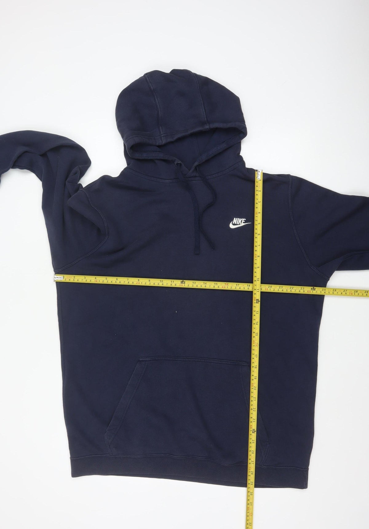 Nike Men’s Blue XL Pullover Hoodie Sports Logo Kangaroo Pocket