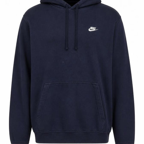 Nike Men’s Blue XL Pullover Hoodie Sports Logo Kangaroo Pocket