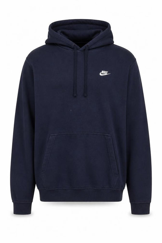 Nike Men’s Blue XL Pullover Hoodie Sports Logo Kangaroo Pocket