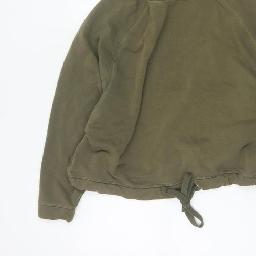 F&F Women’s Green UK 14 Pullover Hoodie Drawstring Hem