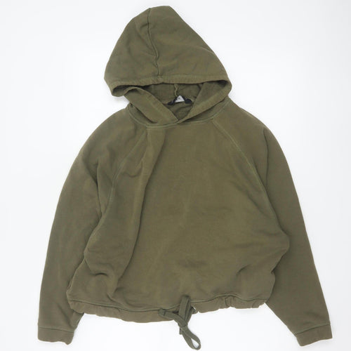 F&F Women’s Green UK 14 Pullover Hoodie Drawstring Hem