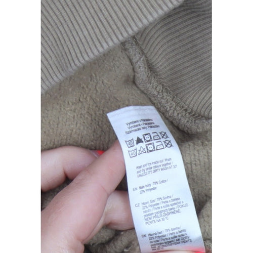 F&F Men’s Beige M New York City Graphic Pullover Hoodie Pockets