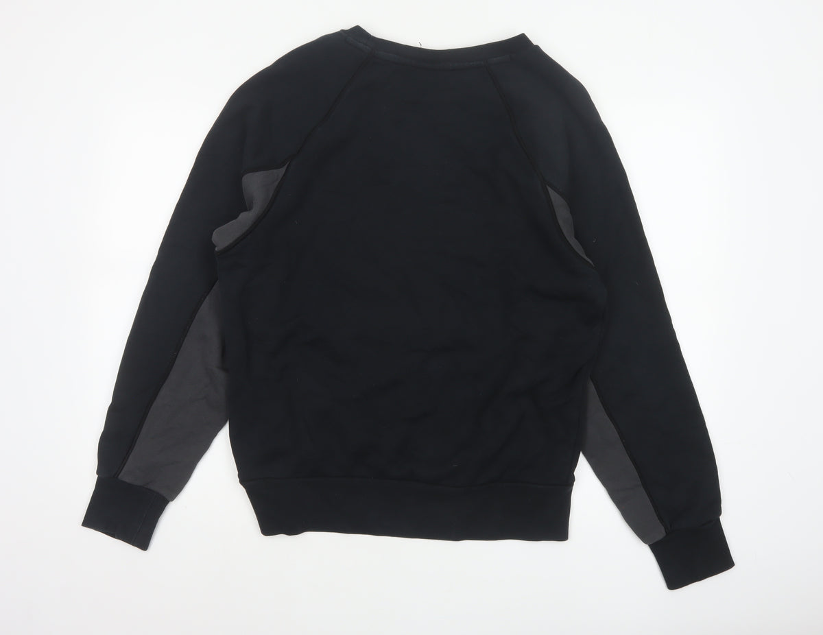 Nike Men’s Black S Pullover Crew Neck Air Logo Sweatshirt