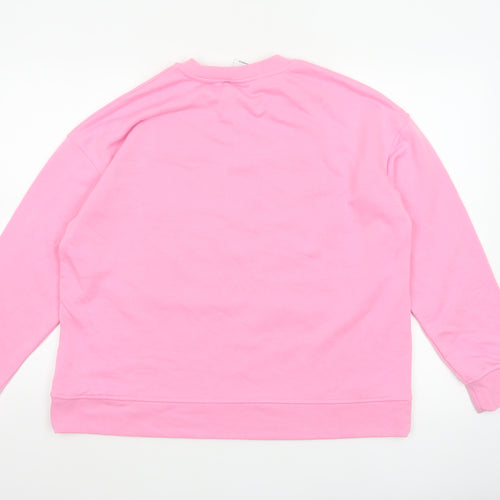 Primark Disney Stitch & Angel Women’s Pink L Pullover Sweatshirt