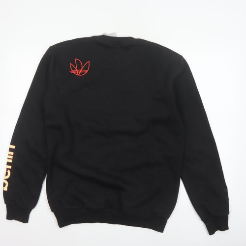 Adidas Men's Black S Berlin Love Your City Graphic Pullover Sweatshirt