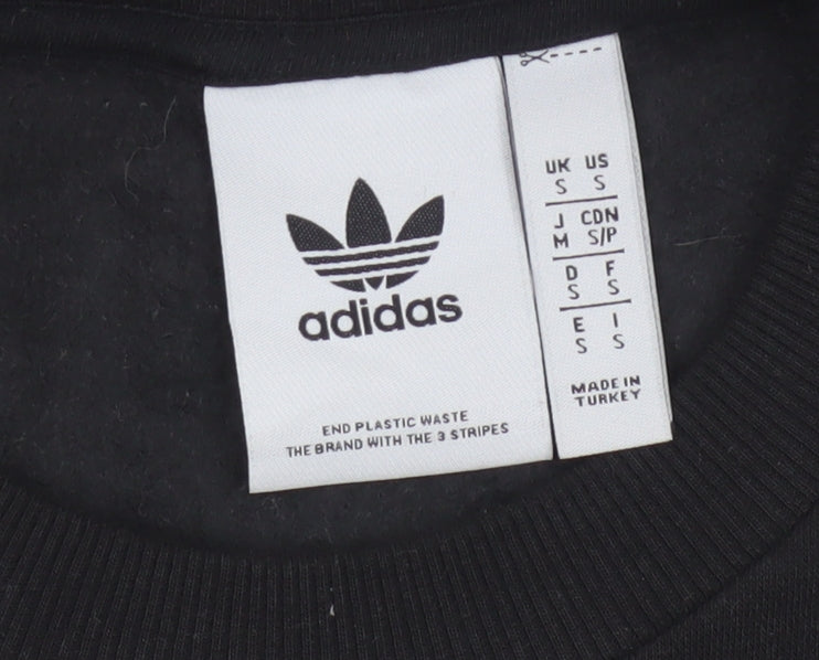 Adidas Men's Black S Berlin Love Your City Graphic Pullover Sweatshirt