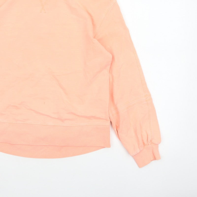 Next Women Pink UK 6 XS Pullover Sweatshirt Balloon Sleeve Cotton