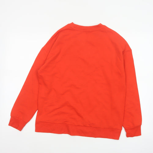 Tu Women’s Red Size 12 Brunch Club Graphic Pullover Sweatshirt