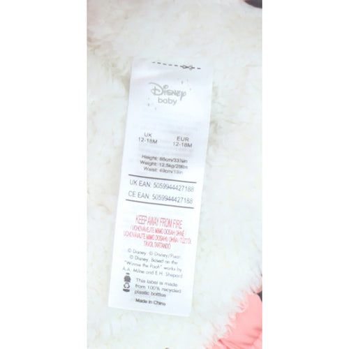 Disney Baby Girls Pink 12-18 Months Minnie Mouse Hooded Puffer Jacket