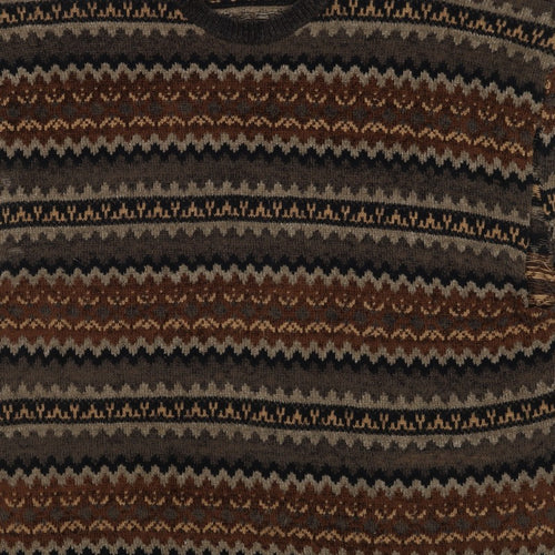 Knightsbridge Men’s Multicoloured XL Fair Isle Knit Sweater Vest
