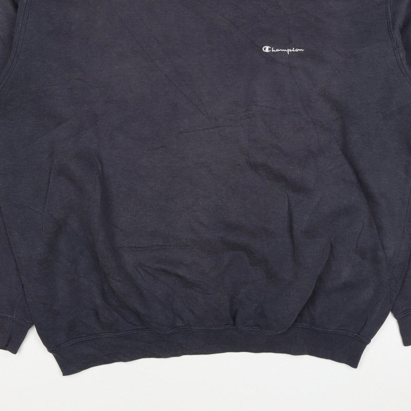 Additional view of Champion Men Blue XL Vintage Crew Neck Logo Pullover Sweatshirt