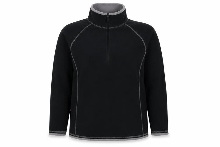 Mountain Warehouse Women’s Black Fleece 1/4 Zip Sweatshirt UK 14