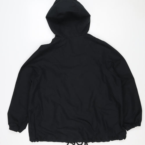 Marks and Spencer Women Black S Stormwear Hooded Parka Rain Jacket