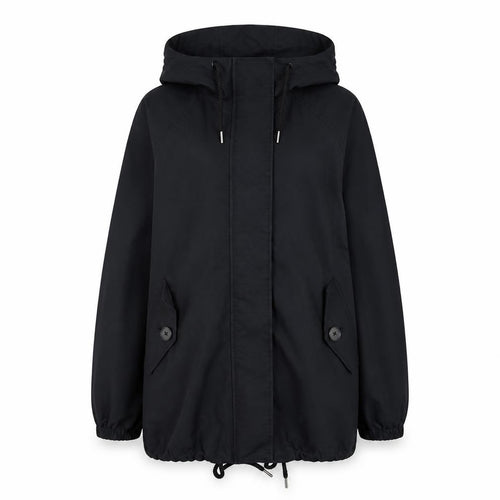Marks and Spencer Women Black S Stormwear Hooded Parka Rain Jacket