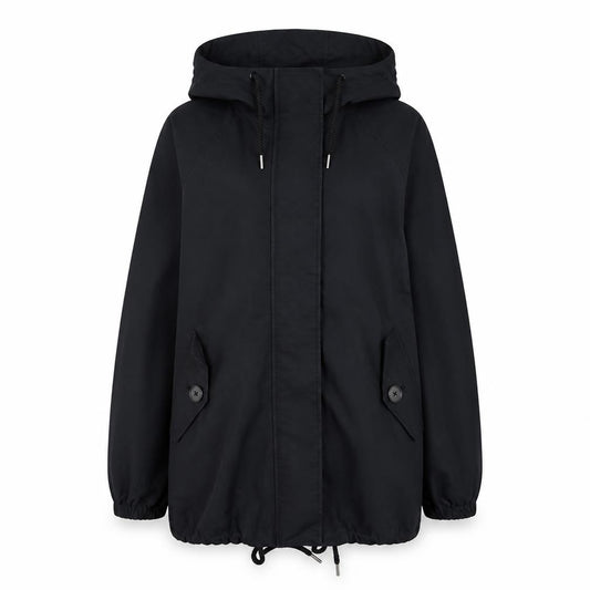 Marks and Spencer Women Black S Stormwear Hooded Parka Rain Jacket