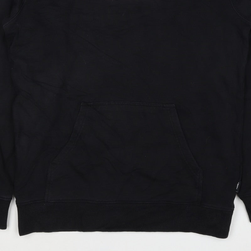 Vans Men's Black XS Pullover Logo Hoodie Cotton Skateboarding