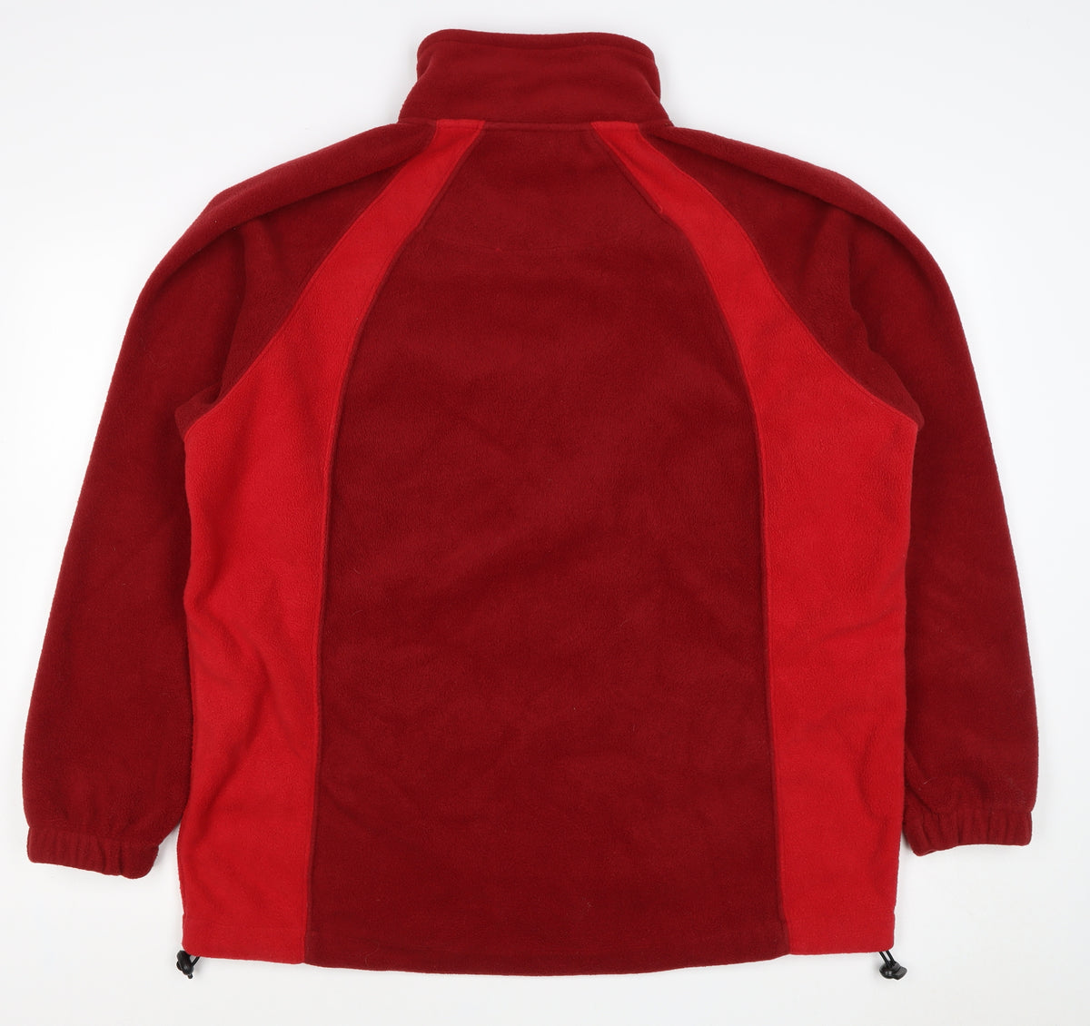Cotton Traders Men's Red XL Fleece Full Zip Jacket Zipped Pockets