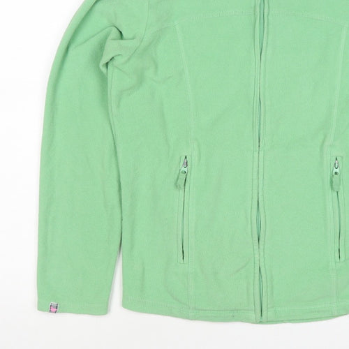 Country Rose Women’s Green M Fleece Full Zip Outdoor Jacket