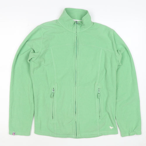 Country Rose Women’s Green M Fleece Full Zip Outdoor Jacket