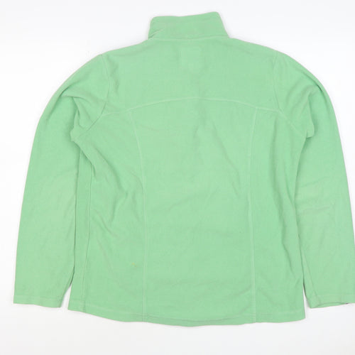 Country Rose Women’s Green M Fleece Full Zip Outdoor Jacket