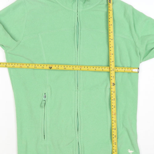 Country Rose Women’s Green M Fleece Full Zip Outdoor Jacket